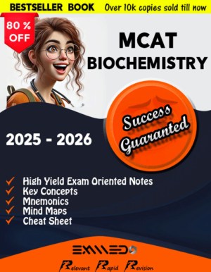 Examedo MCAT Biochemistry Books ,Best Sellers , Success guranteed, Books Notes, Buy Now, High ranked