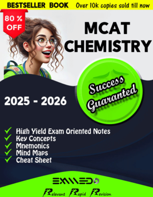 Examedo MCAT Chemistry Books ,Best Sellers , Success guranteed, Books Notes, Buy Now, High ranked