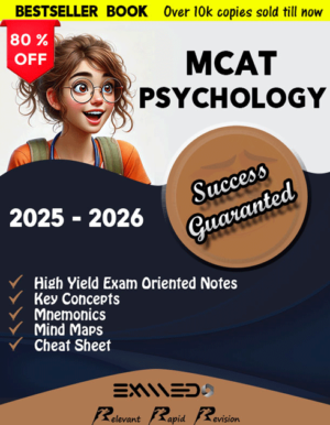 Examedo MCAT Psychology Books ,Best Sellers , Success guranteed, Books Notes, Buy Now, High ranked